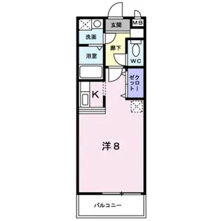 ハーモニーベル【2階】の間取り