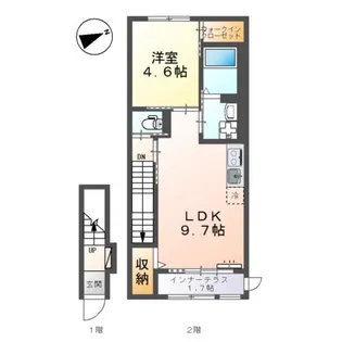 Voga(ヴォーガ)【2階】の間取り