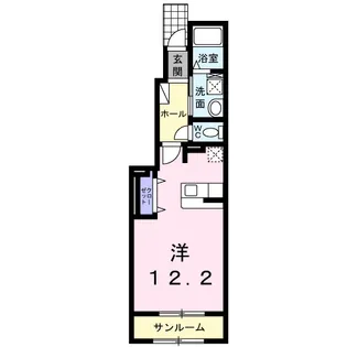 フレーシアⅡ【1階】の間取り