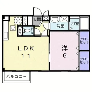 メゾン アルモニー【2階】の間取り