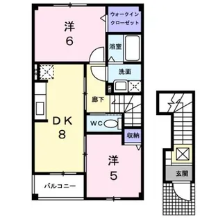 Soul to Soul C【2階】の間取り