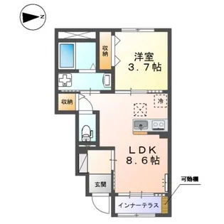 グランドアークⅡ【1階】の間取り