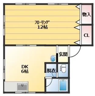 コーポサンライフ2【206号室】の間取り