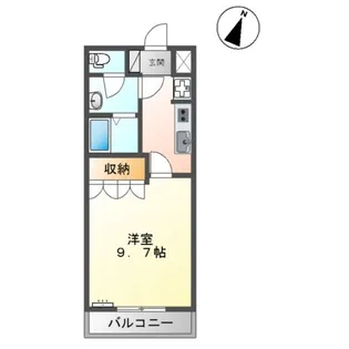 ベルメゾン【105号室】の間取り