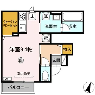 セレニテ【103号室】の間取り