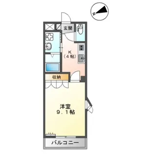 YKパレス【2階】の間取り