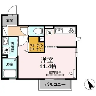グリーンコート【2階】の間取り