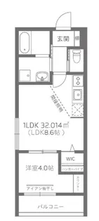Lien米子【301号室】の間取り