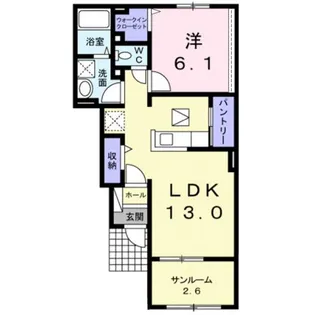 ロイヤル コート【1階】の間取り