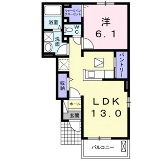 ロイヤル コート【1階】の間取り