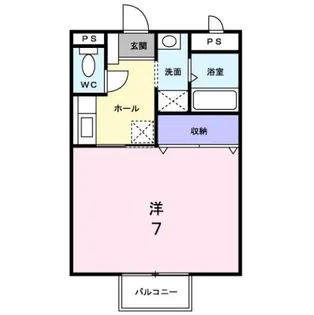 カーサ・サニー【2階】の間取り