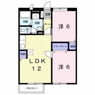 ドルチェ【2階】の間取り