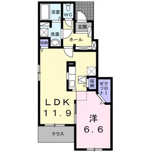 パルティータ【1階】の間取り