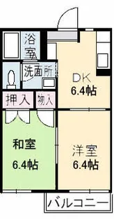 ケサランパサラン【103号室】の間取り