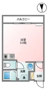 アーバンスペース【4-C号室】の間取り