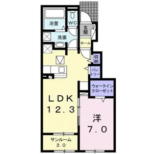 シーサイド TOMIMASU【1階】の間取り