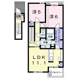 グラン オリーゴ【2階】の間取り
