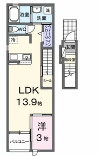 セントアンドリュース【2階】の間取り