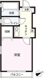 東京都江東区亀戸9丁目【アパート】の間取り