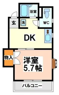 千葉県習志野市鷺沼1丁目【マンション】の間取り