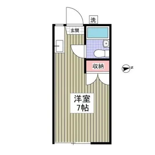 千葉県千葉市花見川区南花園2丁目【アパート】の間取り