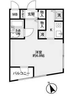 千葉県千葉市花見川区幕張本郷3丁目【マンション】の間取り