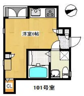 東京都葛飾区宝町2丁目【アパート】の間取り