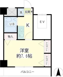 東京都足立区保木間3丁目【マンション】の間取り