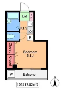 東京都江東区東砂6丁目【マンション】の間取り