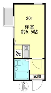 東京都葛飾区柴又6丁目【アパート】の間取り