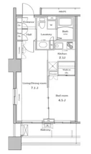 愛知県名古屋市中村区名駅南2丁目【マンション】の間取り