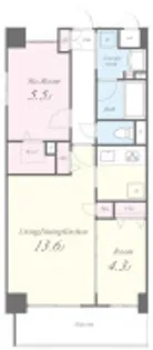 ラフィーネ京都上鳥羽【2階】の間取り