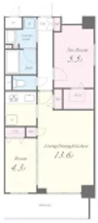 ラフィーネ京都上鳥羽【2階】の間取り