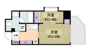 愛知県名古屋市中区丸の内2丁目【マンション】の間取り