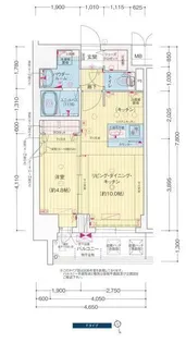 愛知県名古屋市千種区仲田2丁目【マンション】の間取り