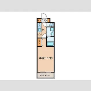 愛知県名古屋市中村区郷前町2丁目【マンション】の間取り