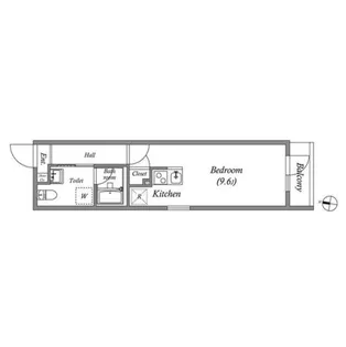 ガーネットスイトレジデンス西大路【5階】の間取り