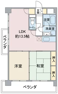 愛知県名古屋市千種区今池南【マンション】の間取り