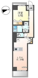 愛知県名古屋市中区栄3丁目【マンション】の間取り