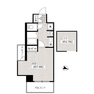 愛知県名古屋市中村区名駅南1丁目【マンション】の間取り
