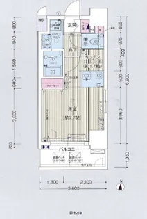 愛知県名古屋市中区丸の内2丁目【マンション】の間取り