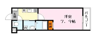 ビエノス京都伏見【3階】の間取り