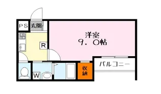 ビエノス京都伏見【3階】の間取り