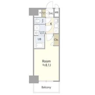 愛知県名古屋市中区新栄3丁目【マンション】の間取り