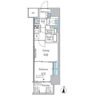 愛知県名古屋市中川区山王1丁目【マンション】の間取り