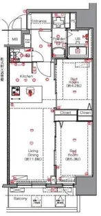 愛知県名古屋市中区橘1丁目【マンション】の間取り