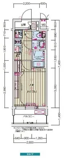 愛知県名古屋市西区菊井2丁目【マンション】の間取り