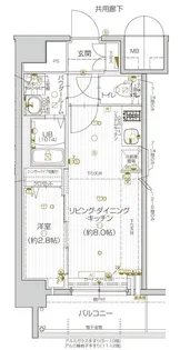エスリード鶴舞グランパークス【2階】の間取り