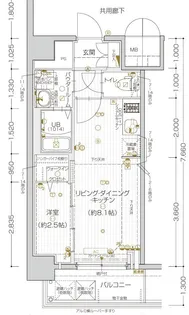 エスリード鶴舞グランパークス【2階】の間取り