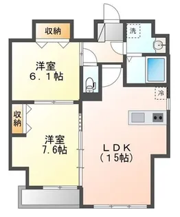 愛知県名古屋市中区大須2丁目【マンション】の間取り